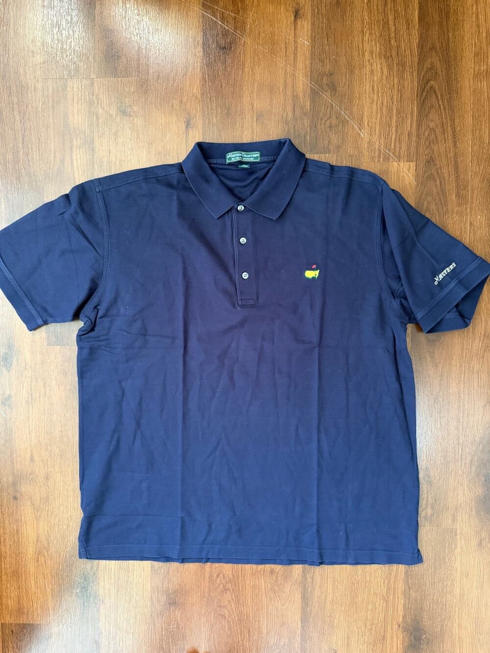 Masters Collection Pima Cotton Polo Navy Blue Sz XL Golf Preppy Country Club